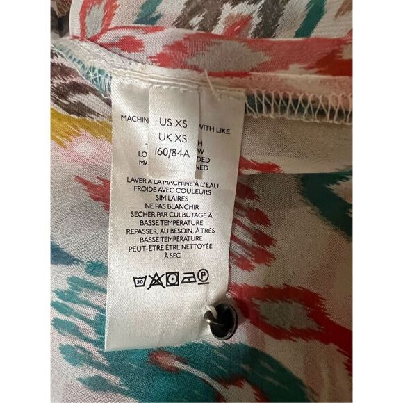 Anthropologie Maureen Babydoll Tunic Paisley Viscose Top Size XS $118 - Picture 11 of 12